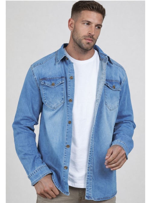 Camisa vaquera Kebello - Kiabi