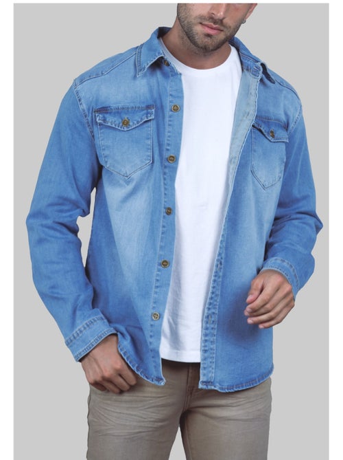 Camisa vaquera Kebello - Kiabi