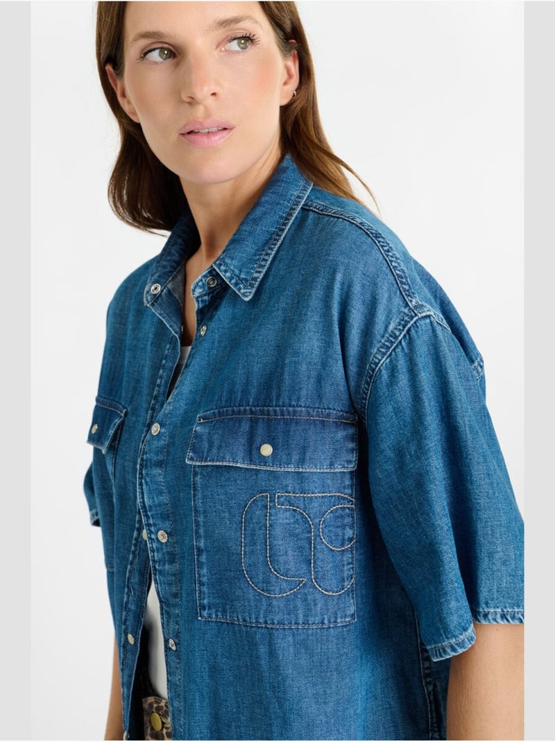 Camisa vaquera LIVIANE Azul - Kiabi