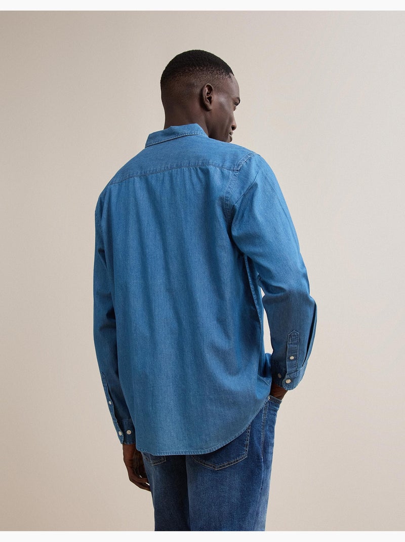 Camisa vaquera, mo fashion Azul - Kiabi