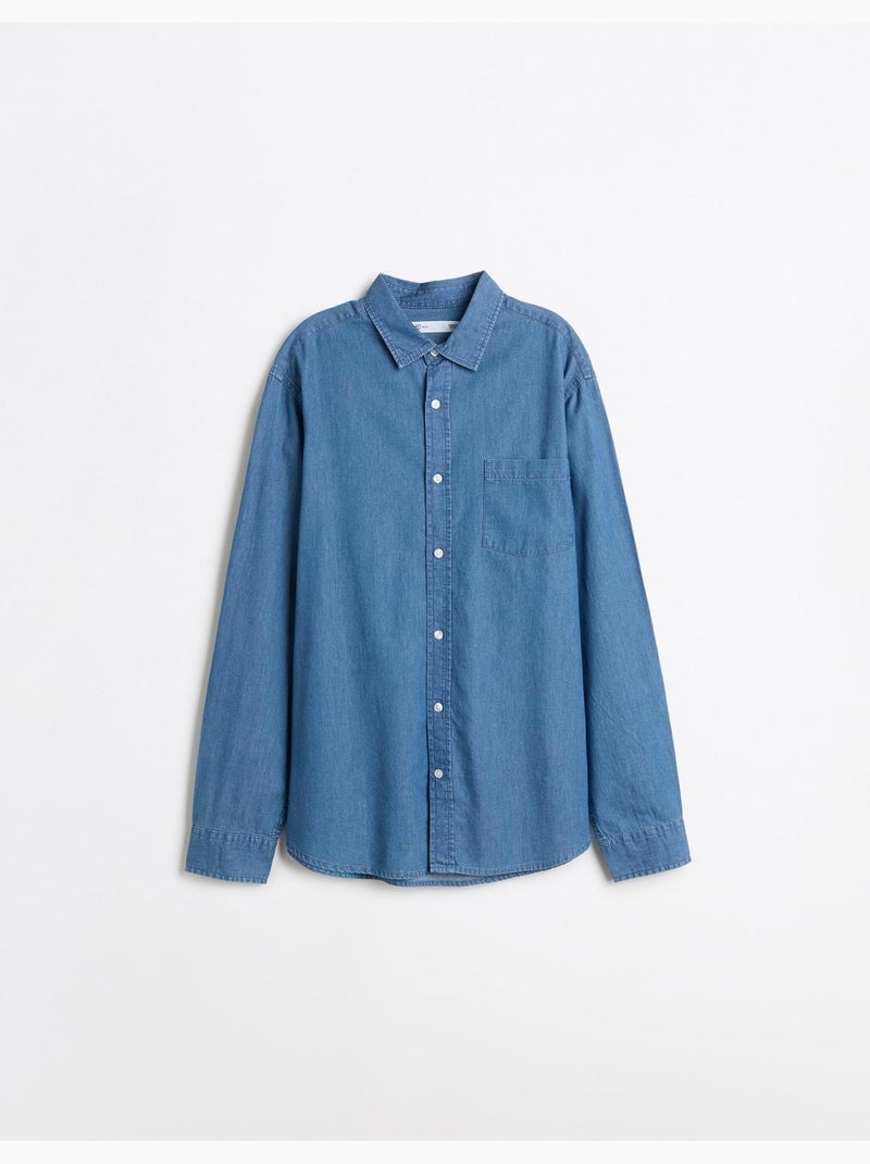 Camisa vaquera, mo fashion Azul - Kiabi