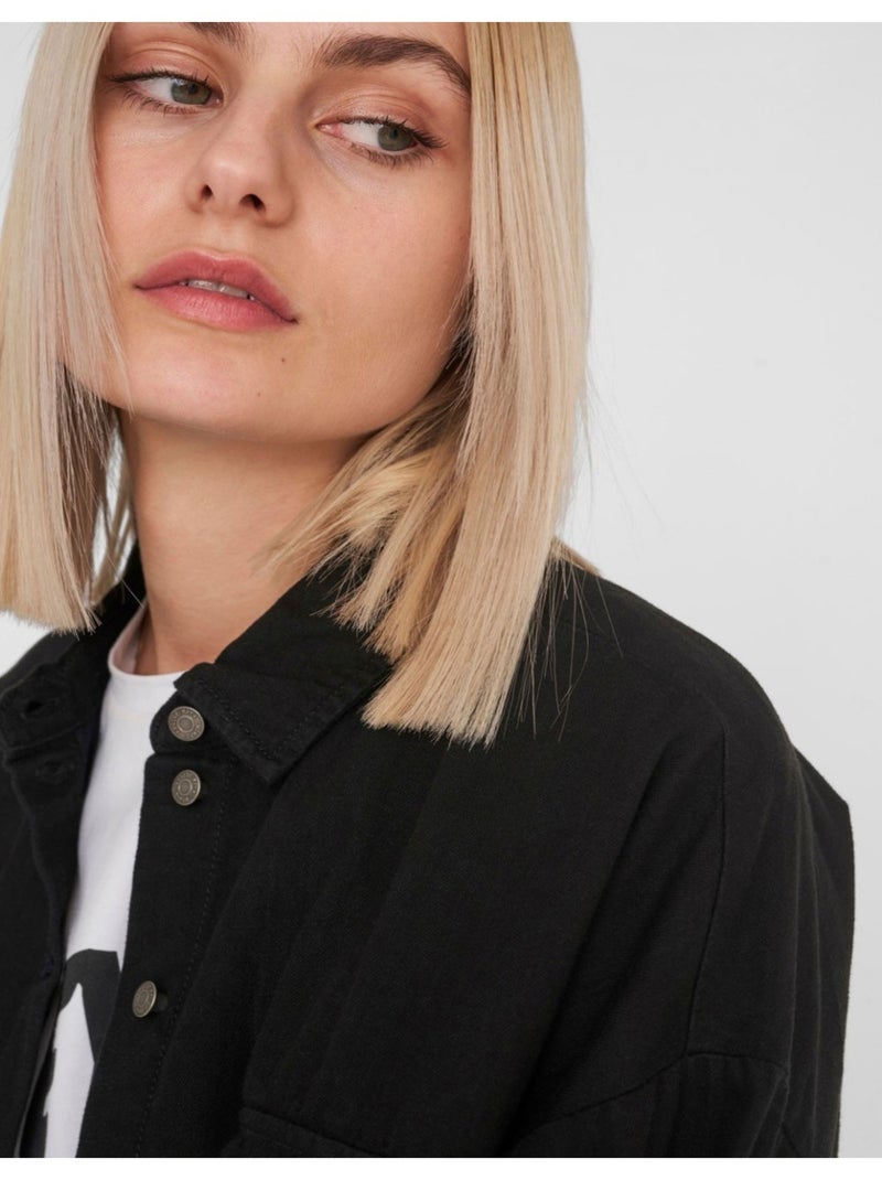 Camisa vaquera Noisy May Negro Negro - Kiabi