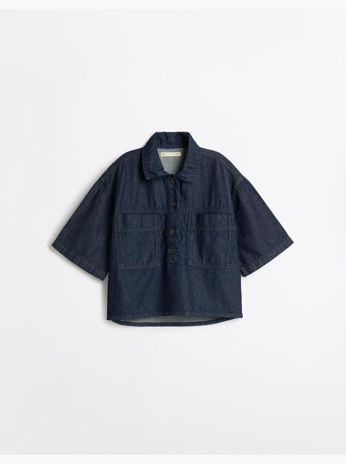 Camisa vaquera oversize para mujer, mo fashion - Kiabi