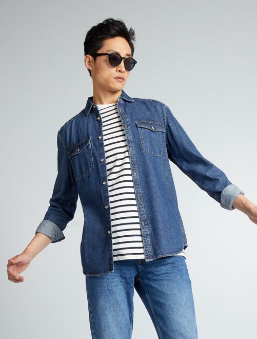 Camisa vaquera regular - Kiabi