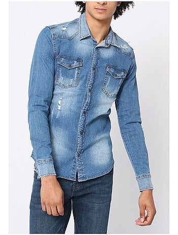 Camisa vaquera slim fit Kebello