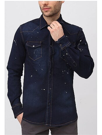 Camisa vaquera slim fit Kebello