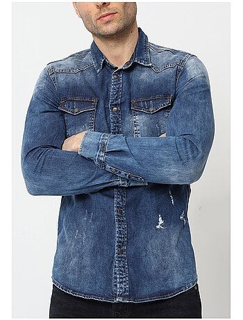 Camisa vaquera slim fit Kebello