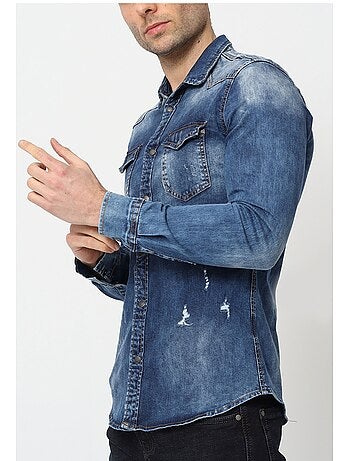 Camisa vaquera slim fit Kebello