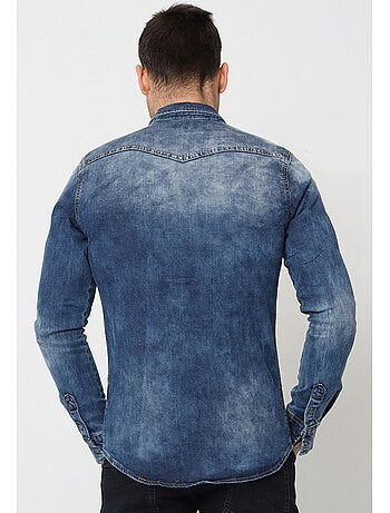 Camisa vaquera slim fit Kebello