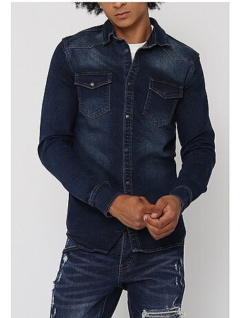 Camisa vaquera slim fit Kebello