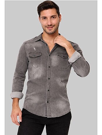 Camisa vaquera slim fit Kebello