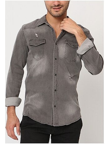 Camisa vaquera slim fit Kebello