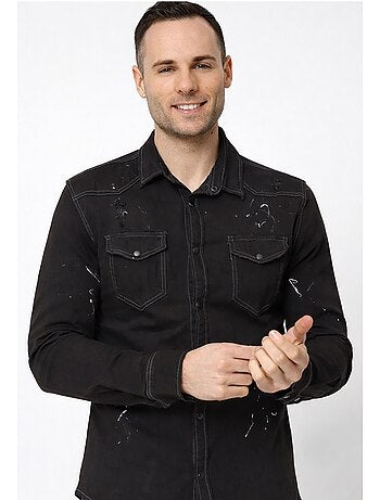 Camisa vaquera slim fit Kebello