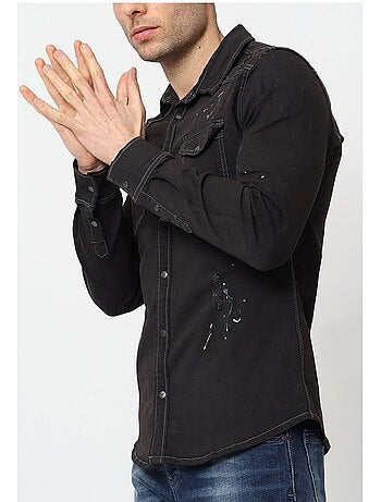 Camisa vaquera slim fit Kebello