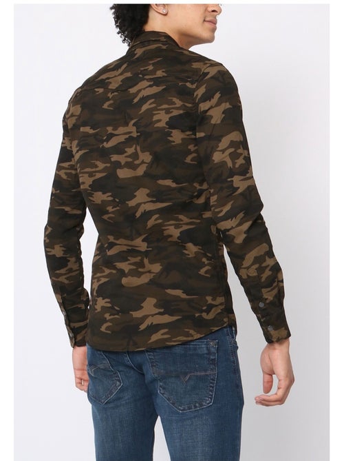 Camisa vaquera slim fit Kebello - Kiabi