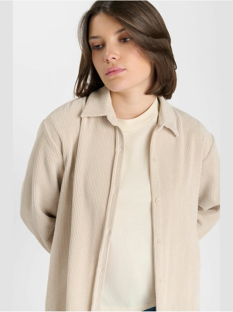 Camisa VERGAGI Beige - Kiabi