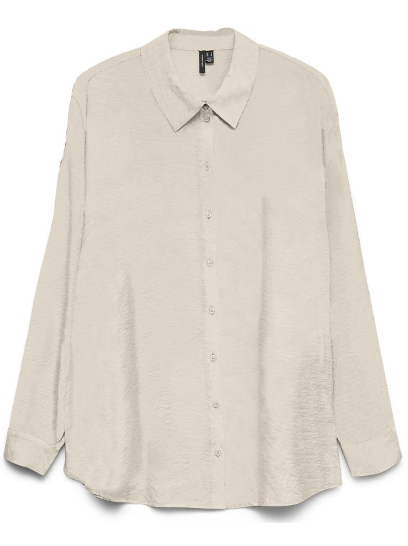 Camisa Vero Moda para Mujer Beige - Kiabi