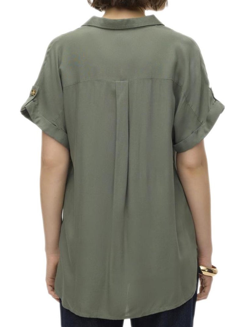 Camisa vero moda para mujer Caqui - Kiabi