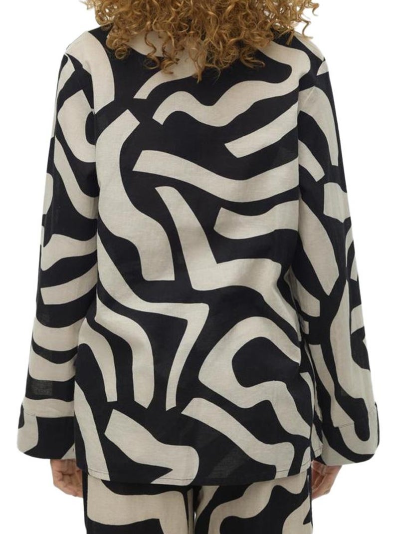 Camisa vero moda para mujer, Negro - Kiabi