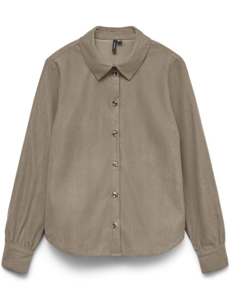 Camisa Vero Moda para Mujer Taupe - Kiabi