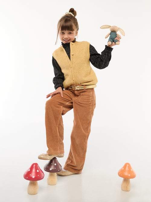 Camisa victoriana de cuadros - Kiabi