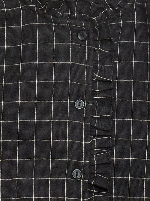 Camisa victoriana de cuadros - Kiabi