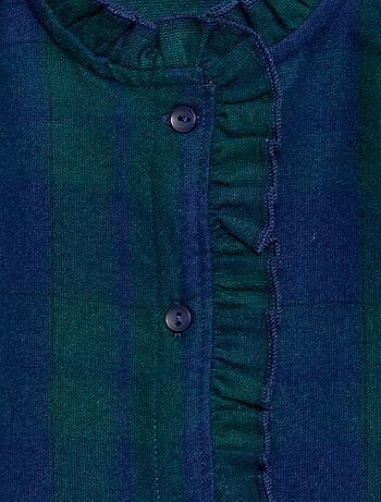 Camisa victoriana de cuadros