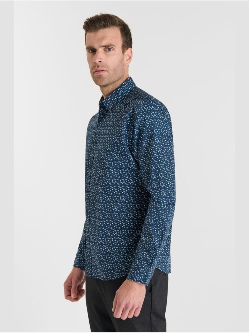 Camisa VOSTAR Azul - Kiabi