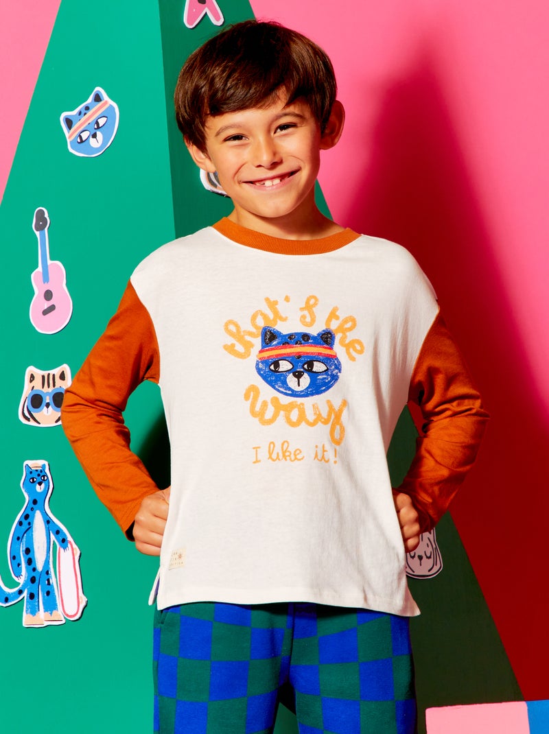 Camiseta - Grafik Edition BLANCO - Kiabi