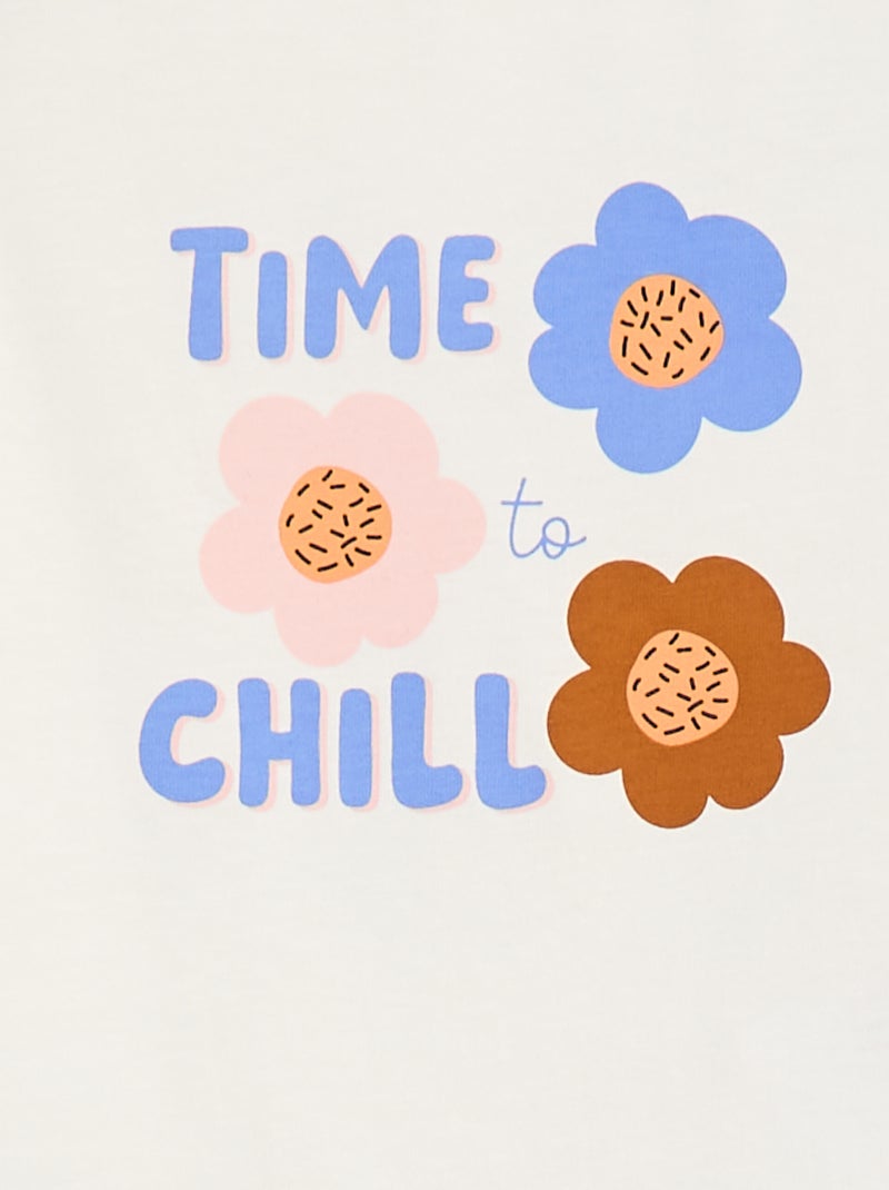 Camiseta - Grafik Edition Blanco - Kiabi