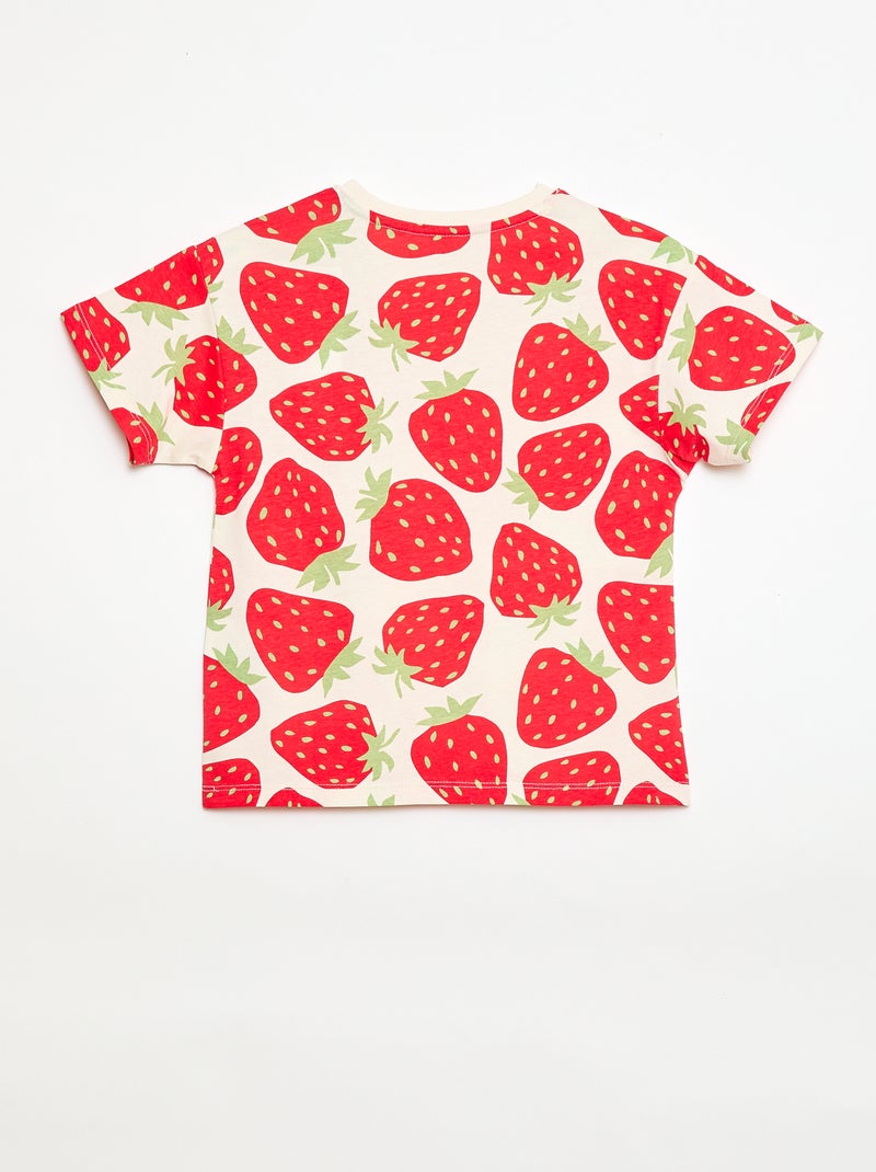 Camiseta - Grafik Edition Rojo - Kiabi