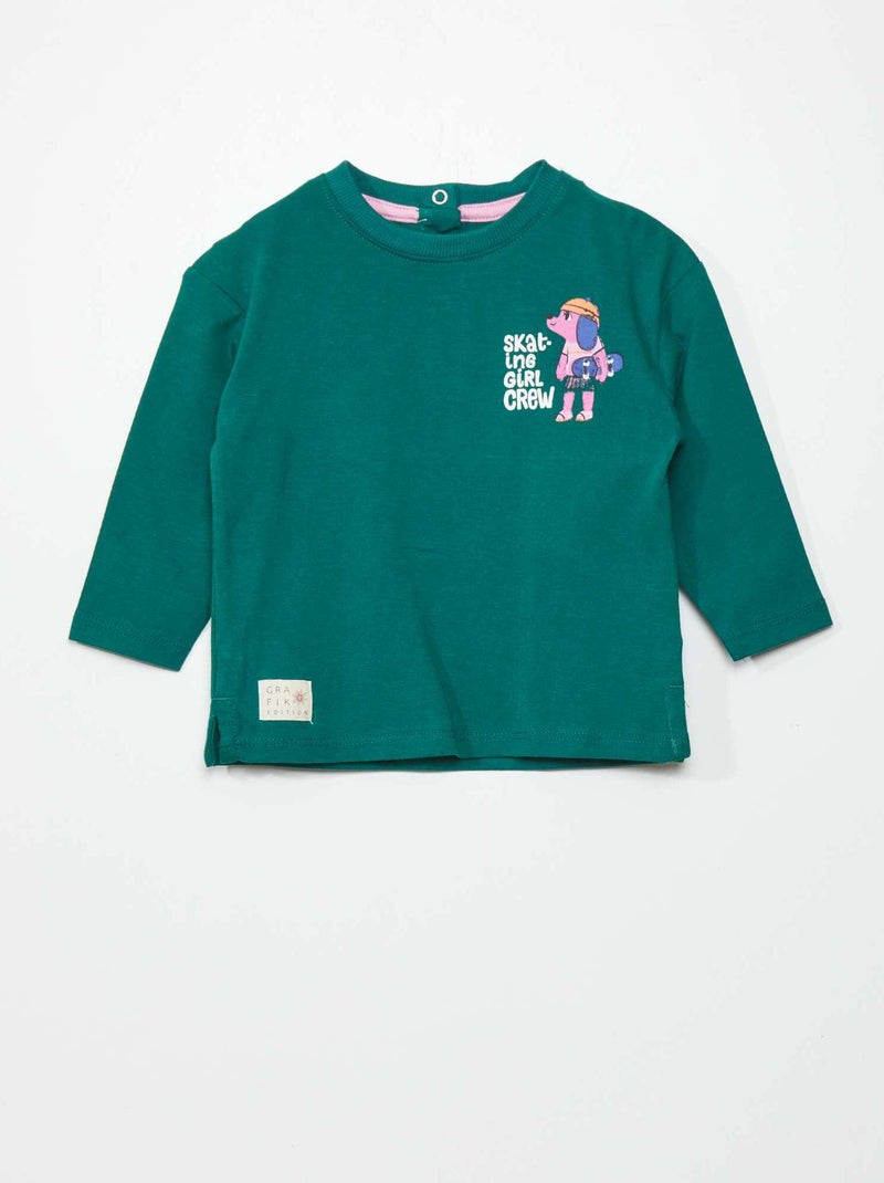 Camiseta - Grafik Edition VERDE - Kiabi