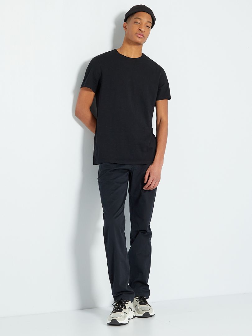 Camiseta  +1,90 m Negro - Kiabi