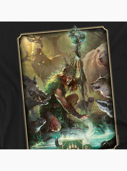 Camiseta 2024 de druida diseño arte clave para adultos unisex - dungeons & dragons - Kiabi