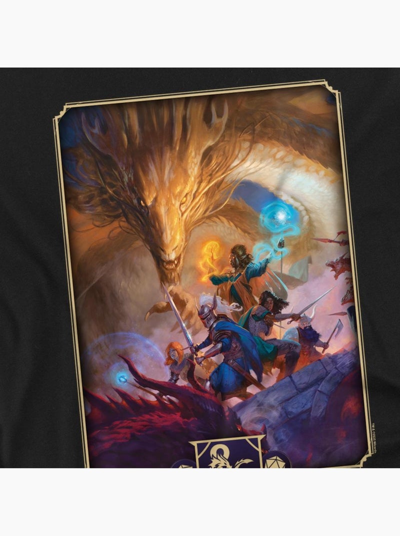 Camiseta 2024 diseño portada del manual del jugador para adultos unisex - dungeons & dragons Negro - Kiabi
