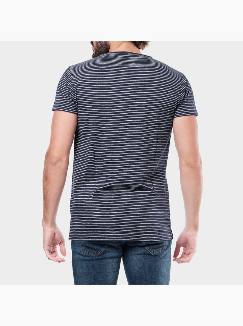 Camiseta a rayas Azul marino - Kiabi