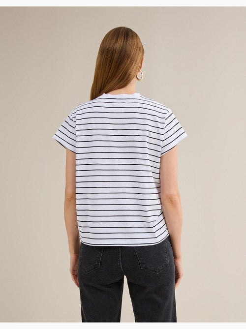 Camiseta a rayas, MO Fashion - Kiabi Camiseta a rayas, MO Fashion - Kiabi