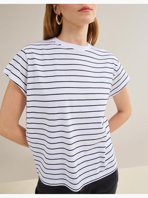 Camiseta a rayas, MO Fashion - Kiabi Camiseta a rayas, MO Fashion - Kiabi