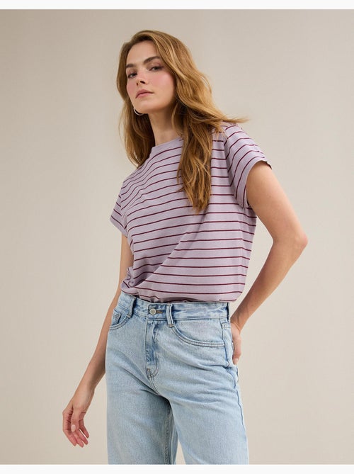Camiseta a rayas, MO Fashion - Kiabi Camiseta a rayas, MO Fashion - Kiabi
