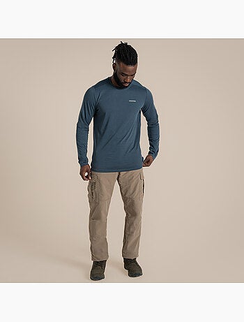 Camiseta abel de nosilife de manga larga para hombre - craghoppers