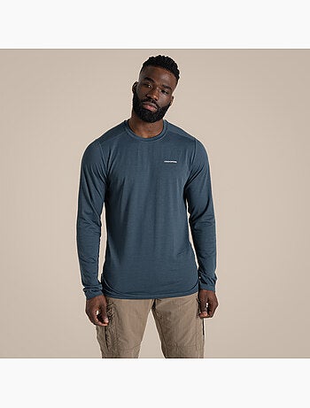 Camiseta abel de nosilife de manga larga para hombre - craghoppers