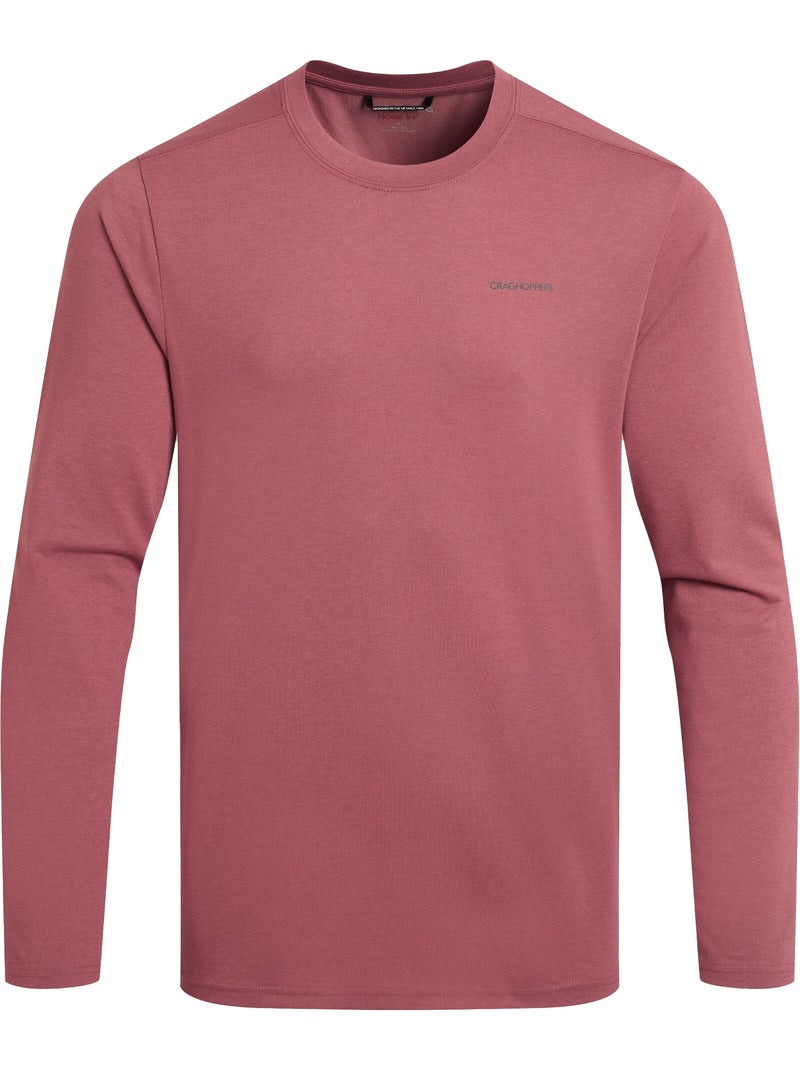 Camiseta abel de nosilife de manga larga para hombre - craghoppers Rojo ladrillo - Kiabi