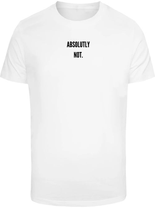 Camiseta absolutely not para hombre - mister tee - Kiabi Camiseta absolutely not para hombre - mister tee - Kiabi