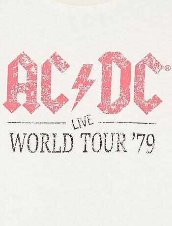 Camiseta 'AC DC' de manga corta