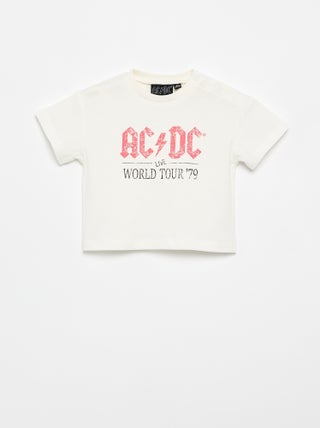 Camiseta 'AC DC' de manga corta