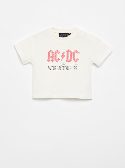 Camiseta 'AC DC' de manga corta - Kiabi