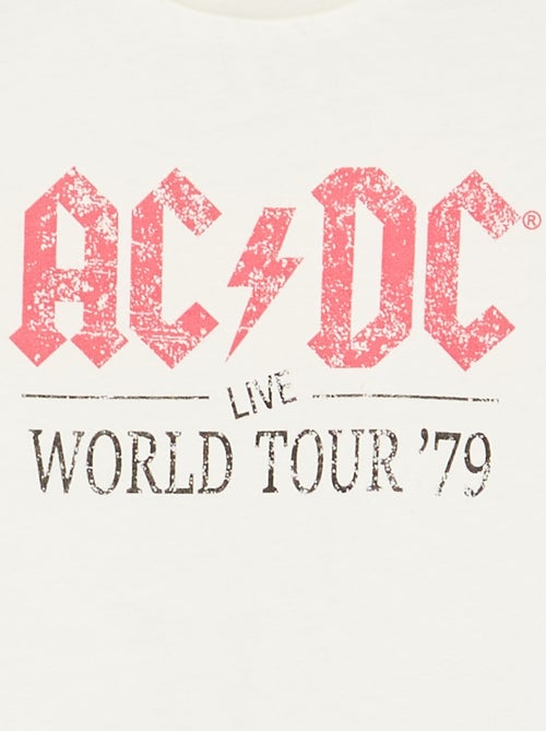 Camiseta 'AC DC' de manga corta - Kiabi