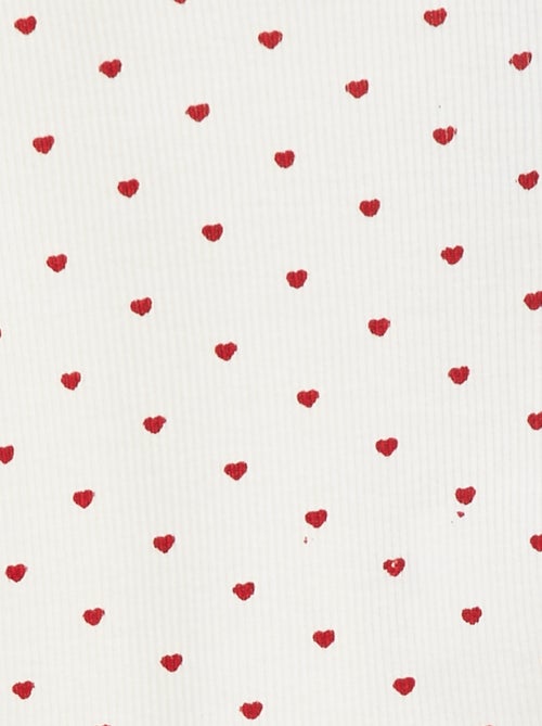 Camiseta acanalada de manga larga - Kiabi