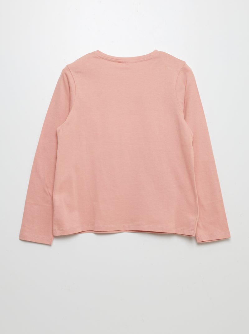 Camiseta 'ACDC' - colección de fácil colocación ROSA - Kiabi