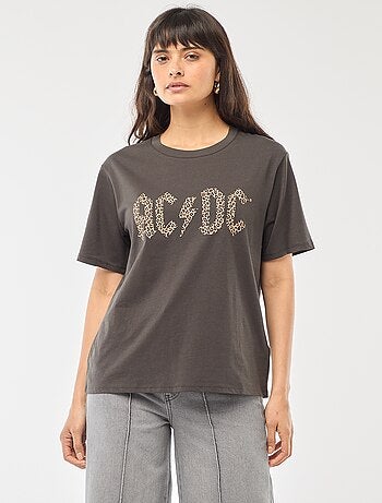 Camiseta 'AC/DC' de manga corta